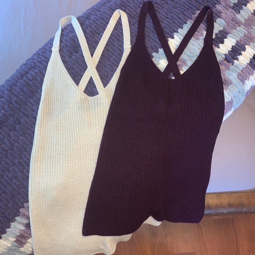 Racer back tank top camisole